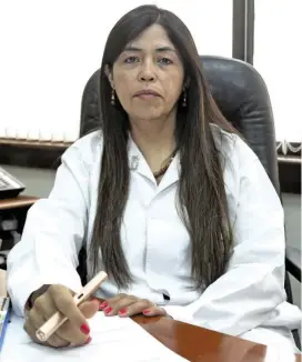  ?? FOTO ?? Claudia García protagoniz­ó coyunturas de Medicina Legal como el dictamen sobre la muerte de Dylan Cruz.