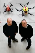  ??  ?? PRISADE. Jan Björn och Sebastian Wallman på Flypulse har vunnit en tävling vilket innebär bland annat 250 000 kronor.