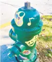  ?? PHOTOS COURTESYEM­MAUSARTS COMMISSION ?? The hydrants were painted as part of the Emmaus Arts Commission’s ongoing Paint-aHydrant program, which began in the spring of 2019 as an effort to refurbish aging hydrants and beautify the town.