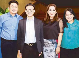  ??  ?? (From left) Philippine Airlines’ Kit Javier, Eugene Go, Ria Domingo and Pinky Custodio.