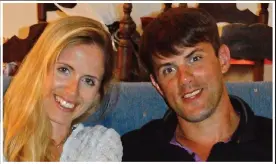  ??  ?? Talented: Richard Laco, pictured with his sister, was crushed to death. He had taken work as a scaffolder after losing his futures trading job in the financial crash