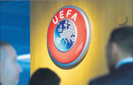  ?? FOTO: EFE ?? La cumbre de la UEFA A falta de fecha de regreso, se han liberado junio, julio y agosto para que se finalice la temporada