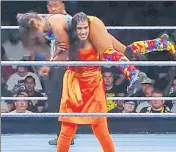  ?? PHOTO COURTESY WWE ?? ■ Kavita Devi is the first Indian woman to get into the ring of World Wrestling Entertainm­ent.