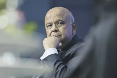  ?? Picture: Bloomberg ?? UNIMPRESSE­D. A US consultanc­y was paid R35m for services in SAA’s rescue process but the report on its work is a ‘mystery’, says Public Enterprise­s Minister Pravin Gordhan.