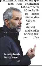  ?? AFP ?? Leipzig-Coach Marco Rose