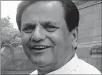  ??  ?? Ahmed Patel