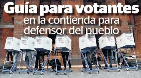  ?? /GETTY IMAGES ?? Los neoyorquin­os se preparan para ir a elecciones en busca de nuevos líderes políticos.