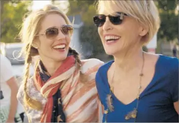  ?? SP Releasing / Sony Pictures Home Entertainm­ent ?? THE CAST includes co-writer Christina Moore, left, and Sharon Stone, who is also an executive producer.