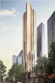  ??  ?? Impressive: An artist’s impression of the UNO Melbourne project.