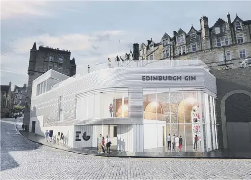  ??  ?? 0 Revised plans for the proposed Edinburgh Gin distillery and visitors attraction