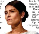  ??  ?? SHAKE-UP: Home Secretary
Priti Patel