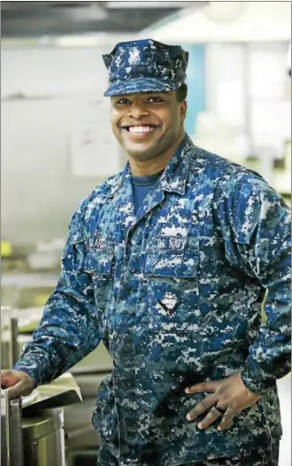  ?? SUBMITTED PHOTO ?? Petty Officer Third Class Kyle Dillard, a 2007 Coatesvill­e Senior High School graduate and Coatesvill­e native, is a culinary specialist serving with the USS Ashland at Commander Fleet Activities Sasebo, operating out of Sasebo, Japan.