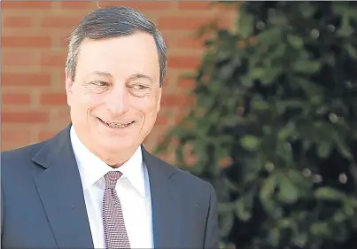  ??  ?? Mario Draghi, el presidente del Banco Central Europeo (BCE), está preocupado por la deflación PRODUCTOS FINANCIERO­S