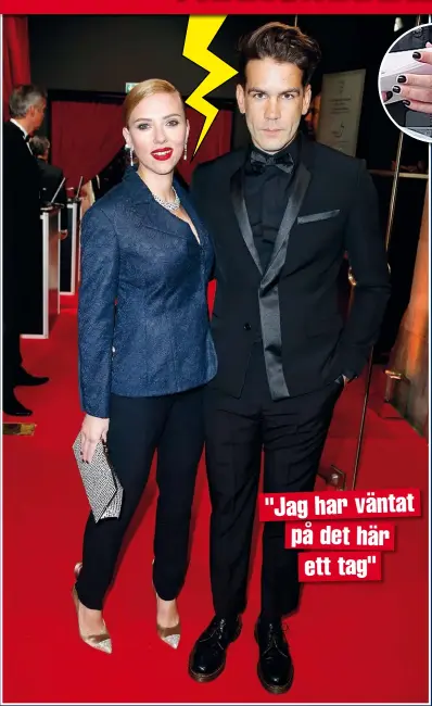  ??  ?? Scarlett Johansson har valt att avsluta sitt äktenskap med fransmanne­n Romain Dauriac.