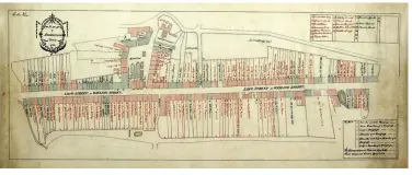  ??  ?? Warwickshi­re County Record Office has donated this image of an 18th- century map of Atherstone