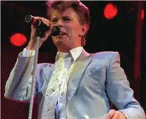  ?? Bild: JoeSchaber ?? David Bowie är en av aristerna som influerats av och själv påverkat Kraftwerk.
