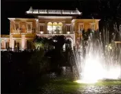  ?? (Photo A. P.-B.) ?? Après le concert, la villa dévoilera sa beauté en nocturne.