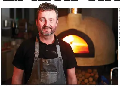  ??  ?? BURNING HATRED: Pizza parlour boss Andrew Twentyman endured toxic abuse after criticisin­g Jeremy Corbyn
