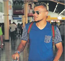  ??  ?? El jugador catracho Mario Martínez viajó a Egipto.