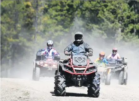  ?? JIM WELLS/FILES ?? Alberta plans to eventually phase out the use of off-highway vehicles in two provincial parks in the southwest.