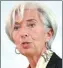  ??  ?? Christine Lagarde, IMF managing director