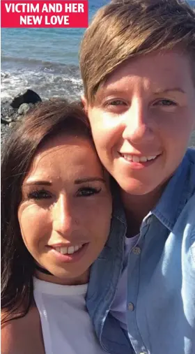  ??  ?? Heartbroke­n: Laura Willams, left, had begun a relationsh­ip with victim Cassie Hayes after splitting from Andrew Burke VICTIM AND HER NEW LOVE