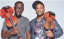  ?? COLIN BRENNAN ?? Classical-meetship-hop duo Black Violin performs Oct. 28 at the Marcus Center.