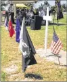  ?? CHARLES ELMORE / PALM BEACH POST ?? A Memorial Day observance in Boynton Beach on Sunday honored military veterans.