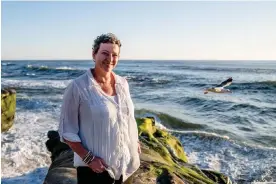  ?? Photograph: Ariana Drehsler/The Guardian ?? Susanne Lockhart at Windansea Beach in La Jolla, California.