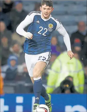  ??  ?? DON’T STOP ME NOW: Oliver Burke, by moving to the Bundesliga, is following the path taken by MacLeod