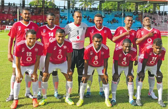  ?? Photo: Paulini Ratulailai ?? Rewa team who beat Nadroga during the Vodafone Premier League at Ratu Cakobau Park yesterday.