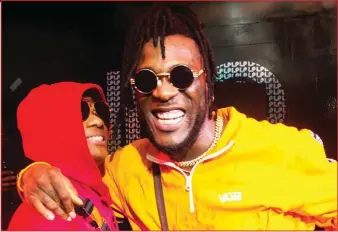  ??  ?? Burna Boy and Wizkd