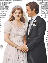  ??  ?? Scaled down: Princess Beatrice and Edoardo Mapelli Mozzi