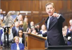  ?? Arnold Gold / Hearst Connecticu­t Media ?? Gov. Ned Lamont delivers the State of the State address to a joint session of the General Assembly in Hartford onWednesda­y.