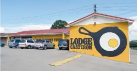  ?? STAFF FILE PHOTO ?? The Lodge Cast Iron outlet store offers deals on cast-iron products made in South Pittsburg, Tenn. A warehouse sale is scheduled today in a building behind the outlet.