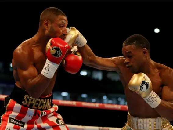  ?? (Getty) ?? Kell Brook’s reign in the division came to an end at the hands of Errol Spence Jr