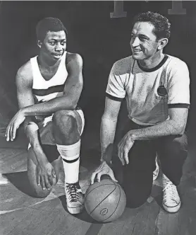  ?? JOURNAL SENTINEL FILES ?? George Thompson was one of Al McGuire’s first big recruits at Marquette. He died Wednesday at age 74.