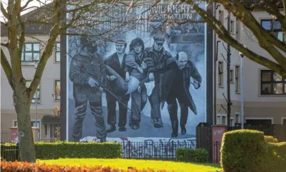  ?? Photograph: Paul Faith/AFP/Getty Images ?? A mural in Derry depicting events from Bloody Sunday. ‘Half a century on, it is important to acknowledg­e this still unquiet legacy.’