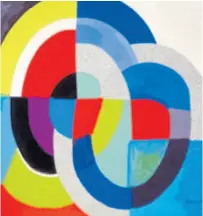  ??  ?? Sonia Delaunay. “Panneau”.