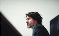  ?? SEAN KILPATRICK THE CANADIAN PRESS ?? Prime Minister Justin Trudeau says Ottawa needs to keep supporting those hit hard financiall­y by the pandemic.