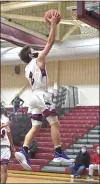  ?? PETE BANNAN – MEDIANEWS GROUP ?? Garnet Valley’s Carl Schaller, shown in an earlier game against Upper Dublin, scored 14 points Tuesday against Lower Merion, only five in the first half.