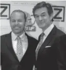  ??  ?? Dr. Al Sears with fellow physician Dr. Oz at the WPBF 25 Health &amp; Wellness Festival held in Palm Beach Gardens, Florida.