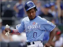  ?? CHARLIE RIEDEL — THE ASSOCIATED PRESS ?? The Royals' Terrance Gore was a position player whose base-stealing talents for years made him worthy of a postseason roster spot.