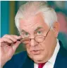  ??  ?? Rex Tillerson.