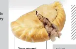  ??  ?? Your reward for finishing is, of course, a genuine Cornish pasty made in Pensilva