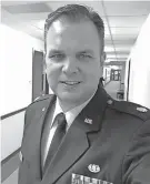 ?? / Contribute­d ?? State Rep. Christian Coomer, who went from active duty to the reserves, now wears the rank of lieutenant colonel in the Judge Advocate Corps of the U.S. Air Force.