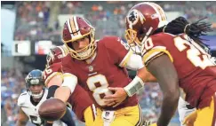  ?? DERIK HAMILTON, USA TODAY SPORTS ?? Redskins QB Kirk Cousins (8) will make $23.9 million this year.