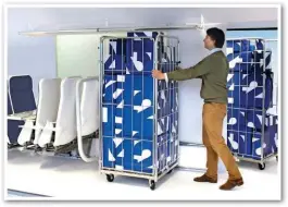  ??  ?? An artist’s impression of the adaptable rollcage trolley. 42 TECHNOLOGY.