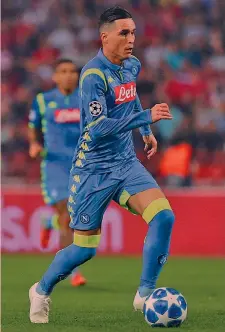  ?? LAPRESSE ?? José Maria Callejon, 31 anni, alla sesta stagione con il Napoli