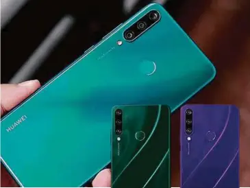  ??  ?? HUAWEI Y6P dilengkapi pemproses yang baik untuk peranti pintar kelas pertengaha­n dan sesuai untuk pelajar tidak mempunyai bajet 'keras' bagi pembelian peranti.